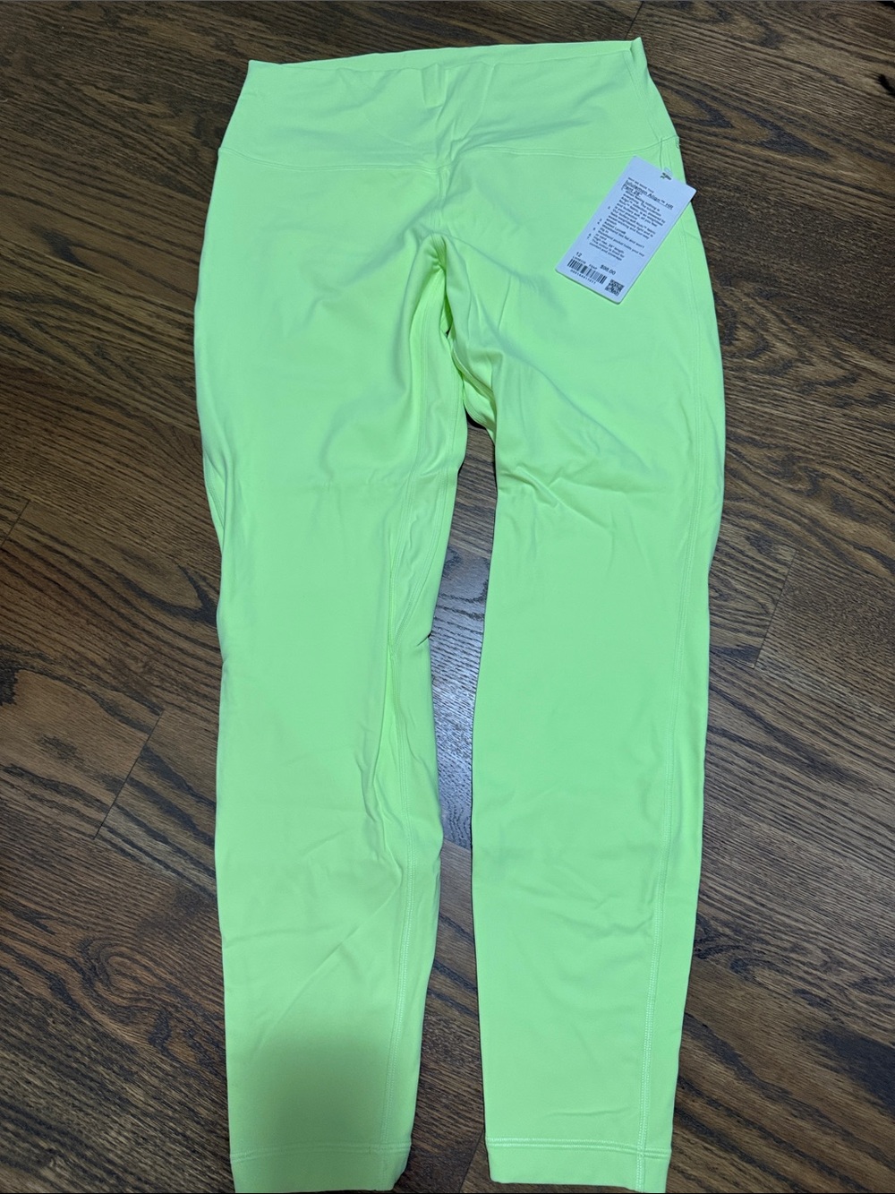 lululemon athletica Neon Lime Leggings